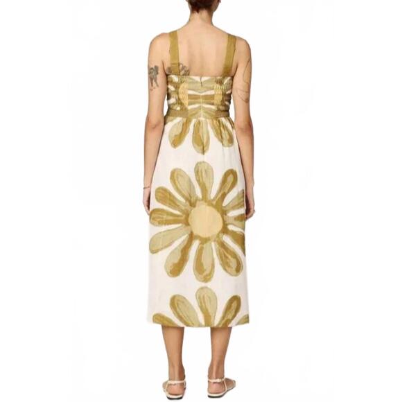 NEW CLEOBELLA clara ankle dress in floral placed print - Picture 3 of 3